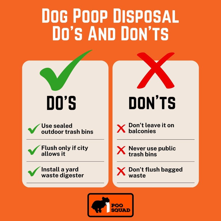 dos donts dog poop disposal dos donts dog poop disposal