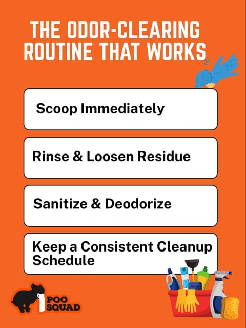 keep yard odor free
