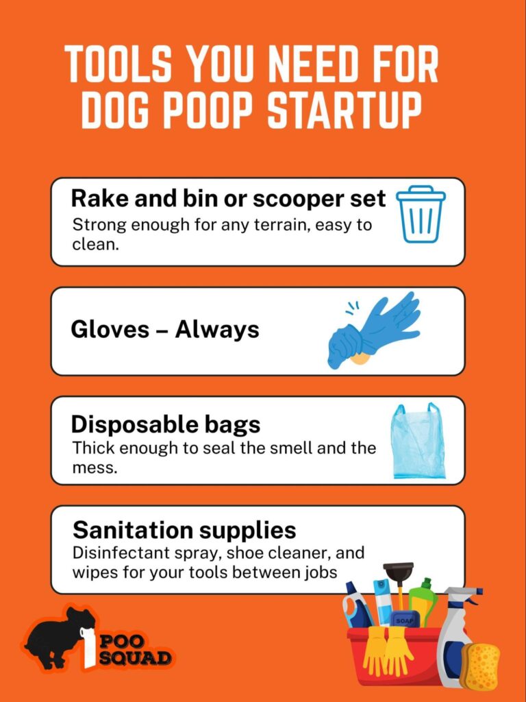 tools you need dog poop business