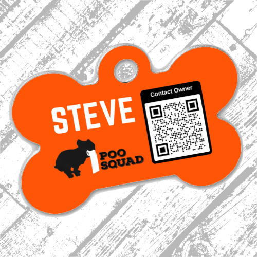 QR coded dog tags