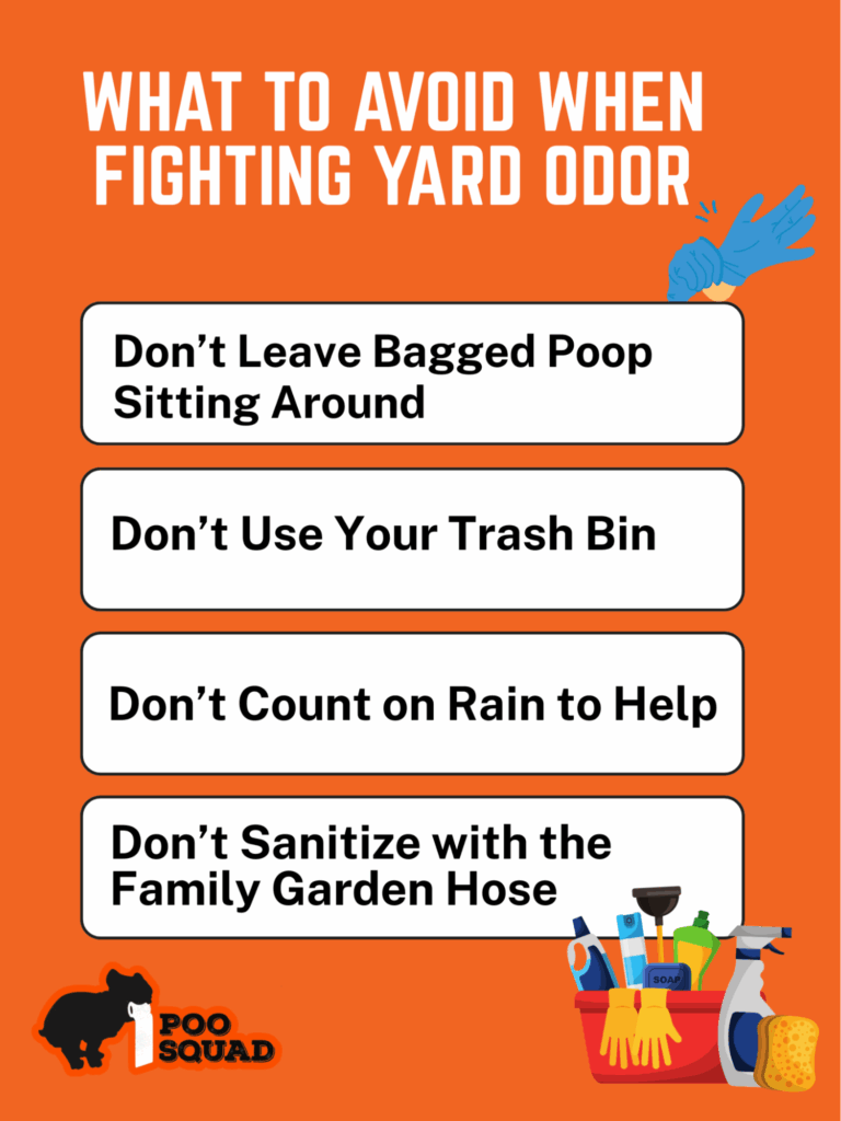 What to Avoid When Fighting Yard Odor